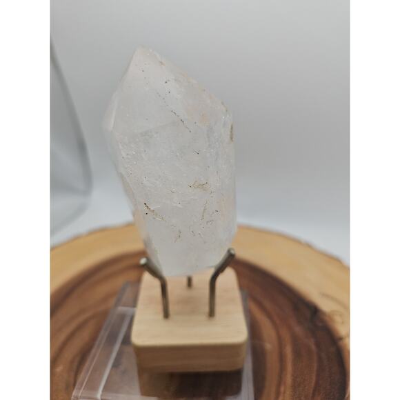 Quartz Crystal Point .49lb With Stand - Picture 6 of 11